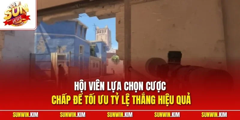 Hội viên lựa chọn cược chấp để tối ưu tỷ lệ thắng hiệu quả