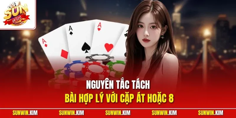 Nguyên tắc tách bài hợp lý với cặp Át hoặc 8